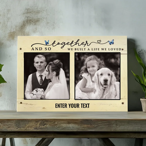 Customizable 'Together We Built a Life We Loved' Family Canvas | 89Prints