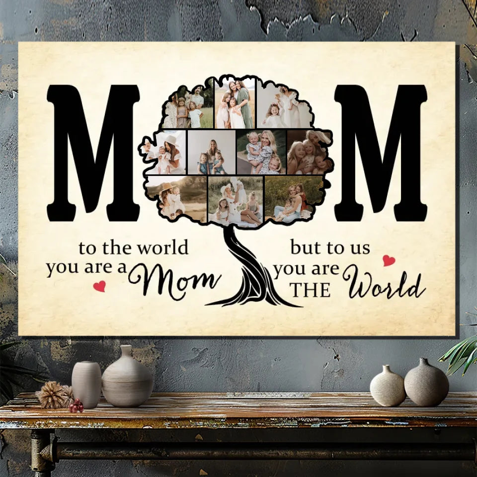 Custom Family Tree Canvas: A Heartfelt Tribute to Mom | 89Prints