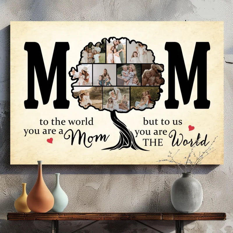 Custom Family Tree Canvas: A Heartfelt Tribute to Mom | 89Prints