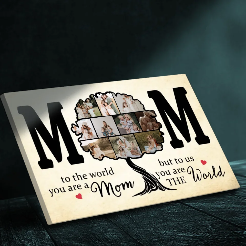 Custom Family Tree Canvas: A Heartfelt Tribute to Mom | 89Prints