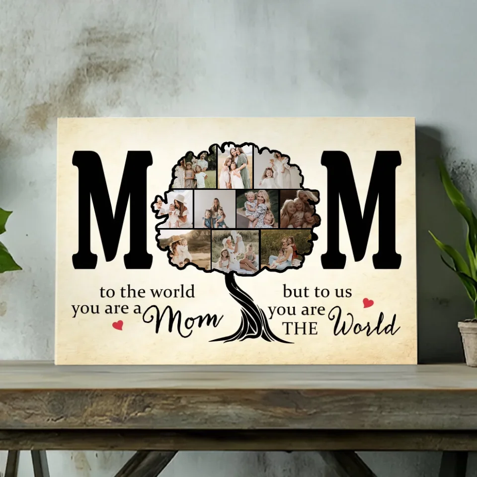 Custom Family Tree Canvas: A Heartfelt Tribute to Mom | 89Prints