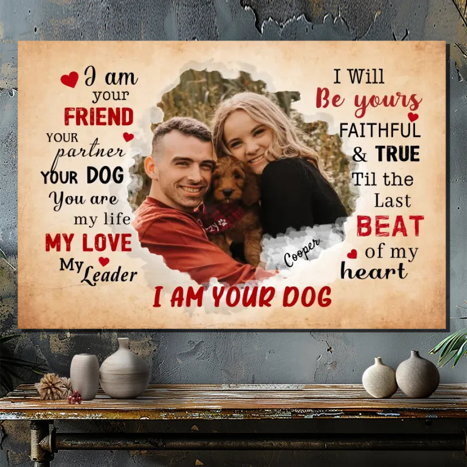 Customizable Dog Canvas - Celebrate Your Unbreakable Bond | 89Prints