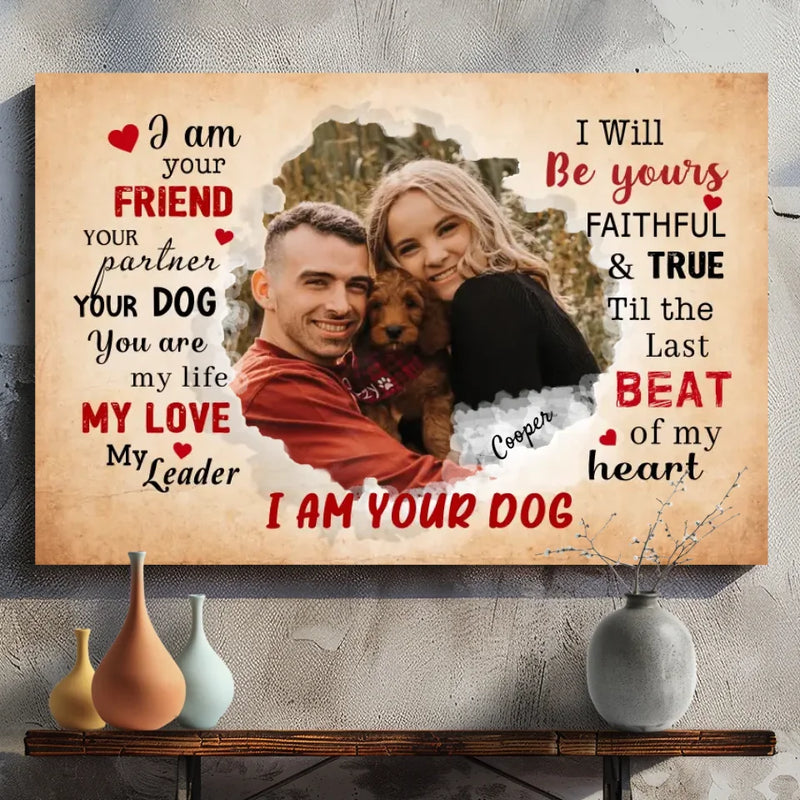 Customizable Dog Canvas - Celebrate Your Unbreakable Bond | 89Prints
