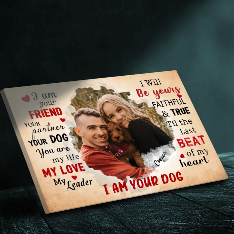 Customizable Dog Canvas - Celebrate Your Unbreakable Bond | 89Prints