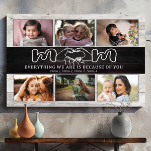 Personalized Mother's Day Canvas Prints - Show You Care by 89Prints