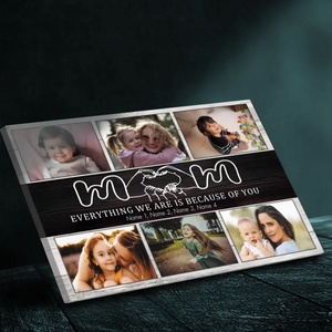 Personalized Mother's Day Canvas Prints - Show You Care by 89Prints