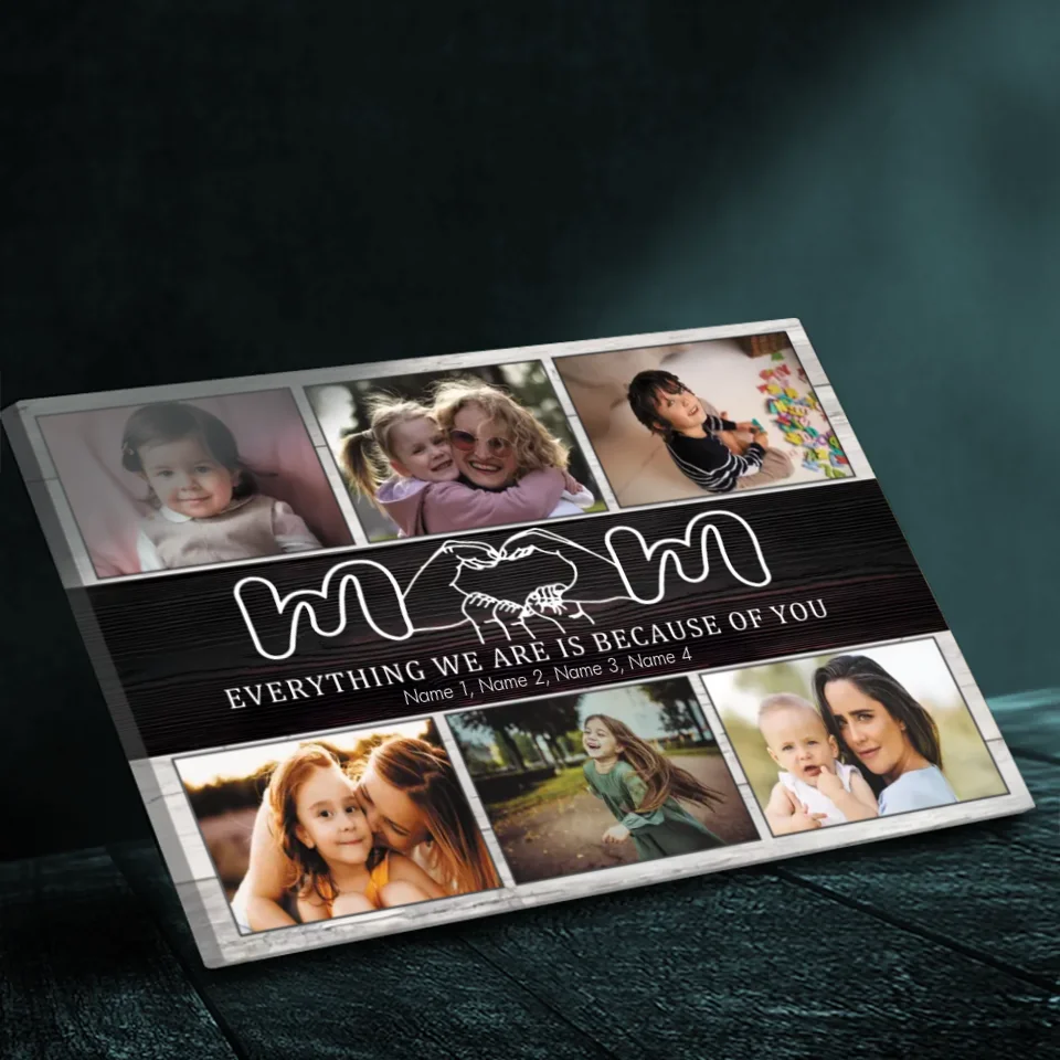 Personalized Mother's Day Canvas Prints - Show You Care by 89Prints