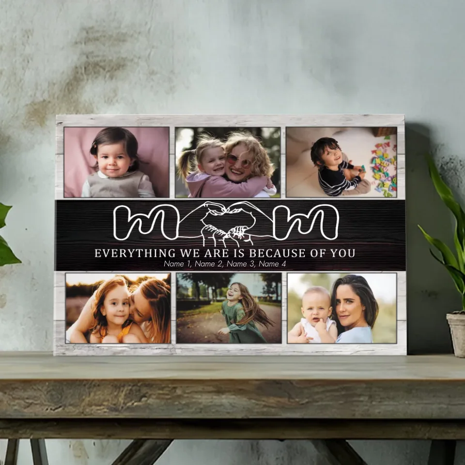 Personalized Mother's Day Canvas Prints - Show You Care by 89Prints