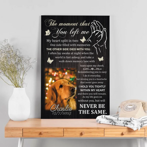 Personalized Pet Memorial Canvas - Honor the Memory of Your Loyal Friend