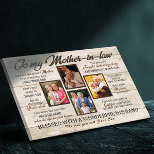 A Timeless Treasure: Personalized Canvas of Your Loving Family and Mom