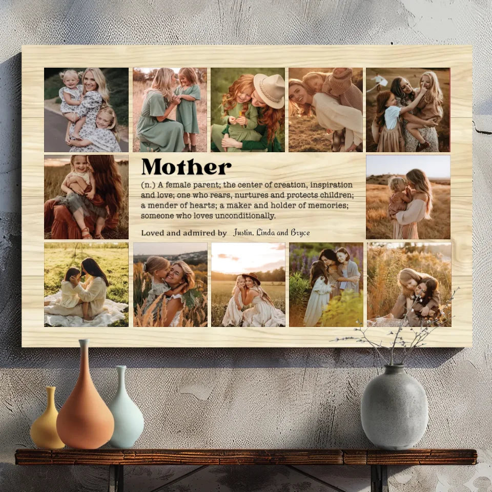 Personalized Mother's Day Gift: 12-Image Canvas Wall Art | 89Prints