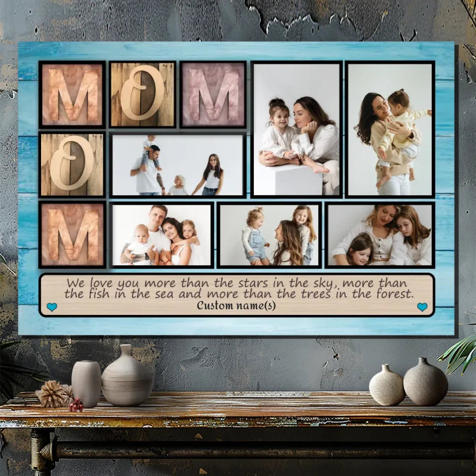 Cherish Your Mom: Custom Canvas with Heartfelt Message | 89Prints