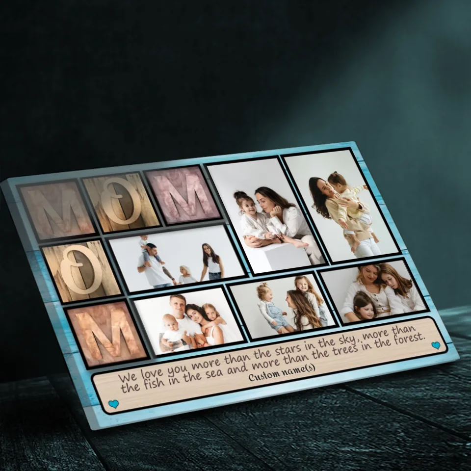 Cherish Your Mom: Custom Canvas with Heartfelt Message | 89Prints