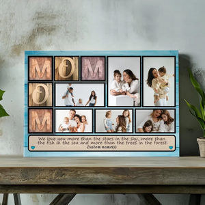 Cherish Your Mom: Custom Canvas with Heartfelt Message | 89Prints