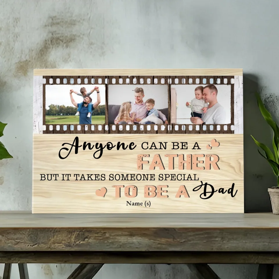 Custom Canvas Painting of Great Dad – Perfect Gift for Dads | 89Prints