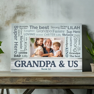 Custom Canvas for Grandpa: The Ultimate Superhero Tribute | 89Prints