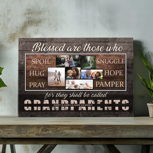 Personalized Canvas for Grandparents: Celebrate Love and Family