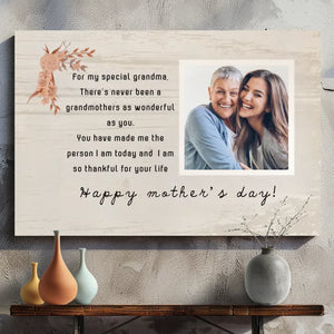 Celebrating Grandma: A Heartfelt Tribute - Personalized Canvas | 89Prints