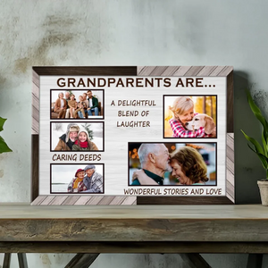 Personalized Grandparents Canvas - A Beautiful Blend of Laughter and Love