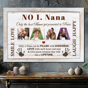 Personalized Canvas for Nana – A Heartfelt Tribute to the Best Grandmother