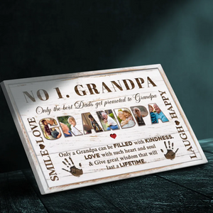 Personalized Canvas for Grandpa – A Heartfelt Tribute to the Best Grandpa