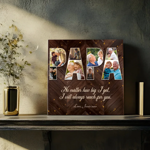Customizable Canvas for Papa – A Loving Reminder of Unbreakable Bonds | 89Prints