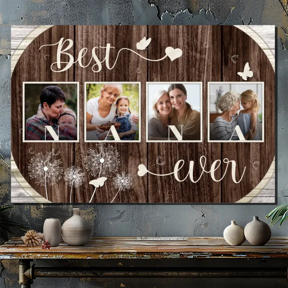 Best NANA Ever – Customizable Canvas from 89Prints to Celebrate Her Love