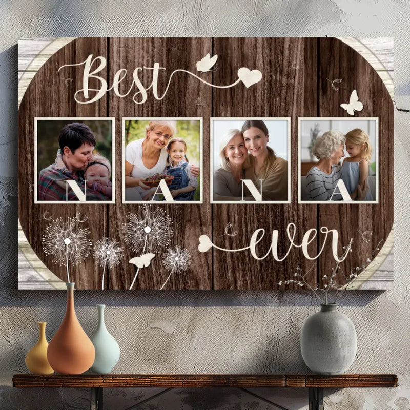 Best NANA Ever – Customizable Canvas from 89Prints to Celebrate Her Love