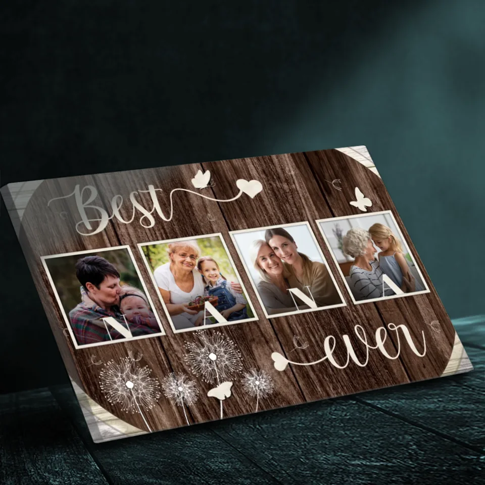 Best NANA Ever – Customizable Canvas from 89Prints to Celebrate Her Love