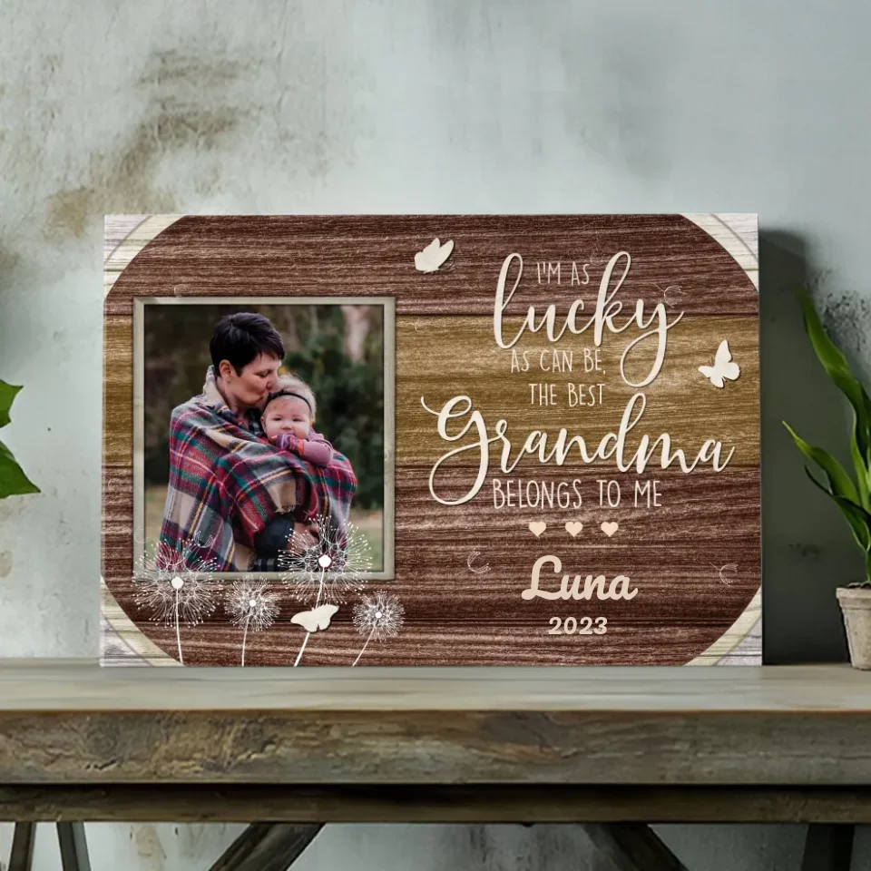 Personalized Grandma Canvas – A Special Keepsake from 89Prints