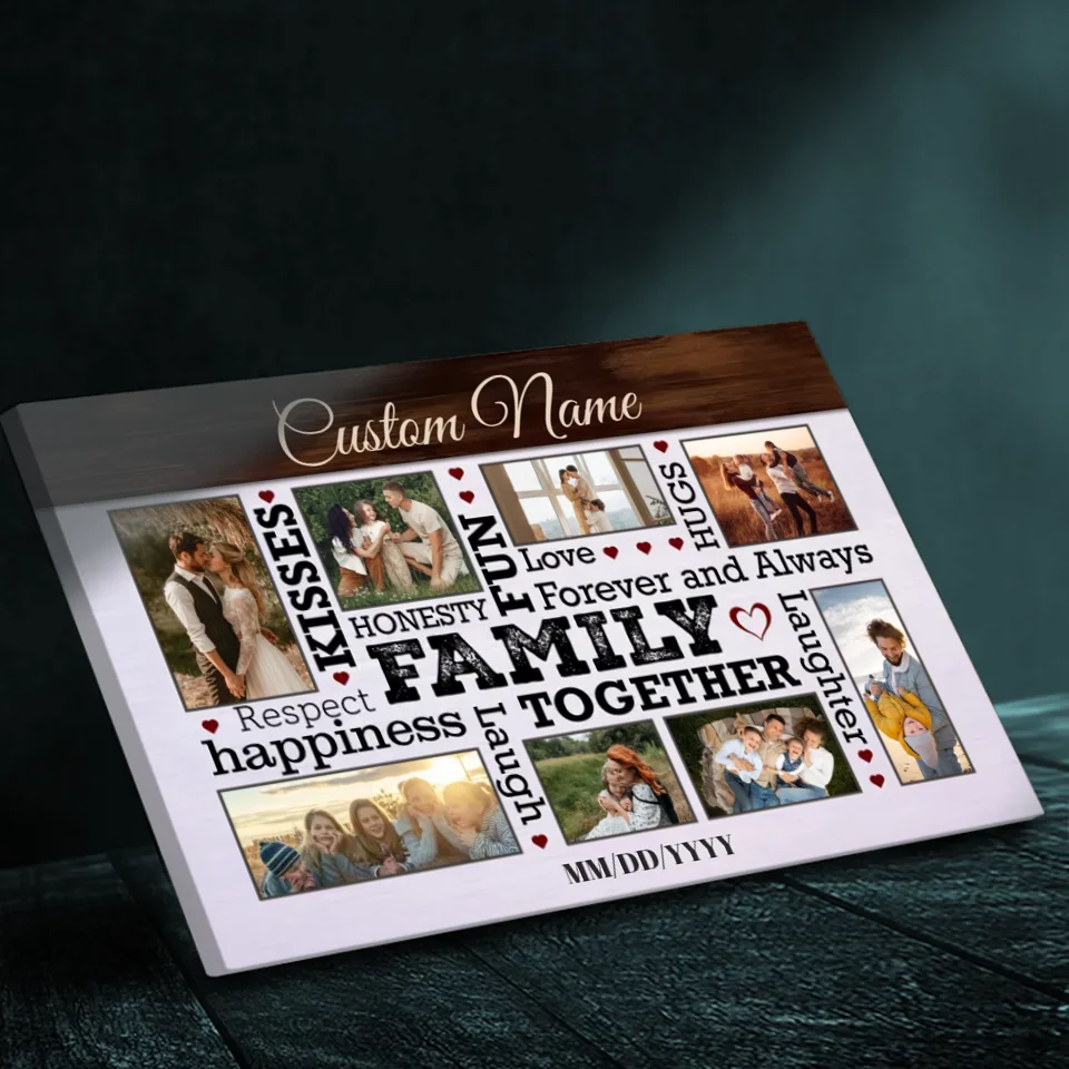 Customizable Family Canvas – Celebrate Love, Laughter & Togetherness with 89Prints