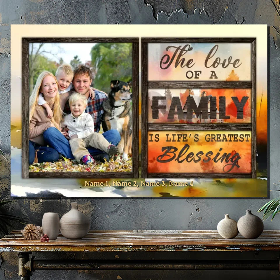 89Prints Personalized Family Canvas – Celebrate Life's Greatest Blessing