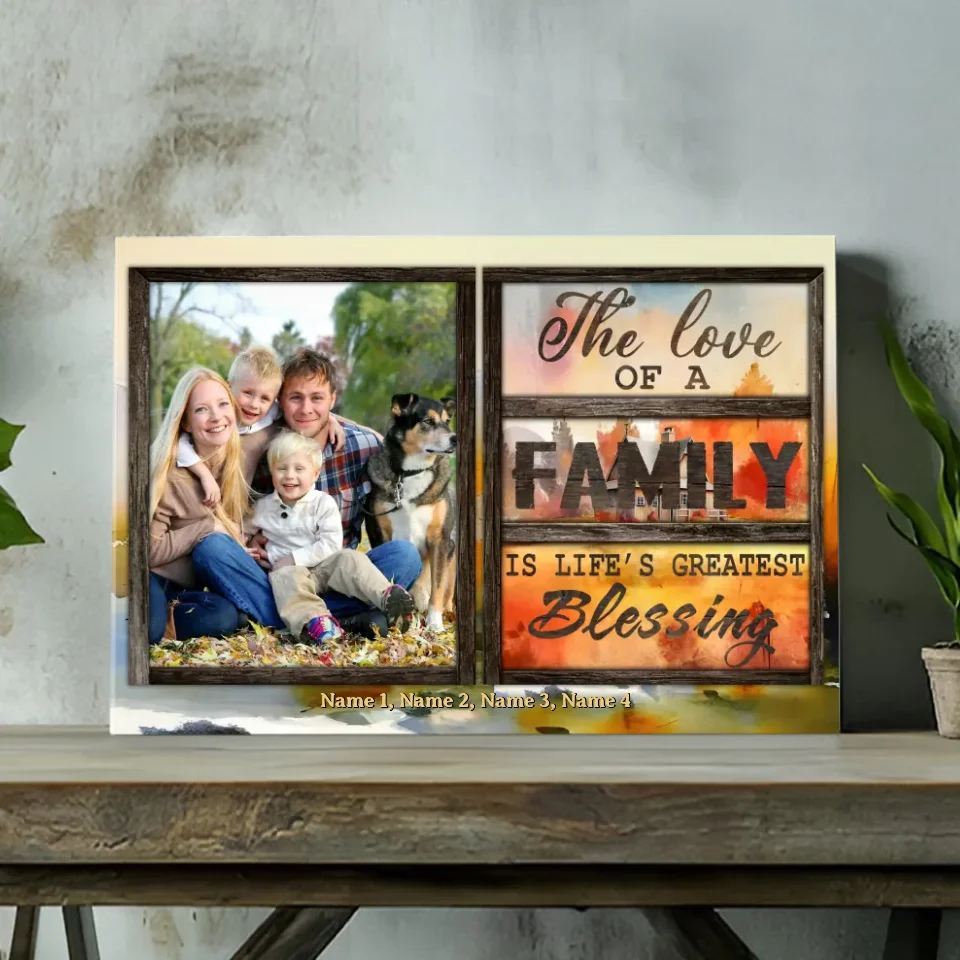89Prints Personalized Family Canvas – Celebrate Life's Greatest Blessing