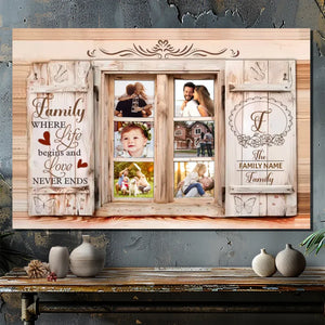 Personalized Family Canvas Art - Timeless Keepsake by 89Prints