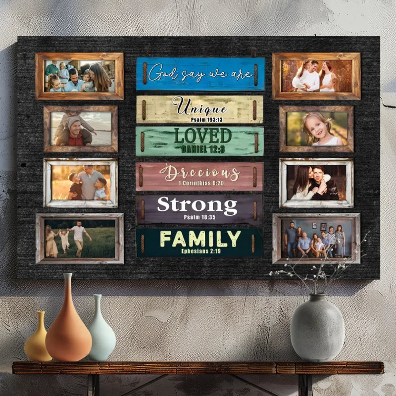 Inspirational Custom Family Canvas – Celebrate Your Unique Bond | 89Prints