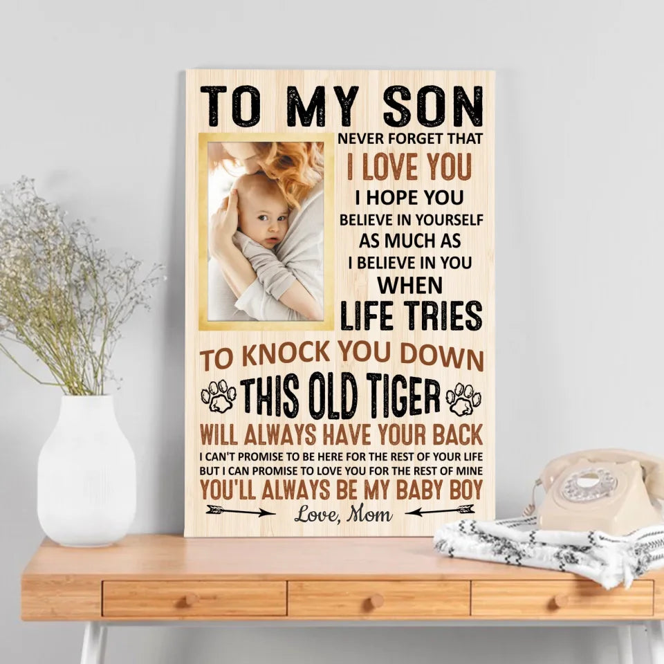 A Timeless Gift: Custom Canvas for Your Son’s Inspiration | 89Prints