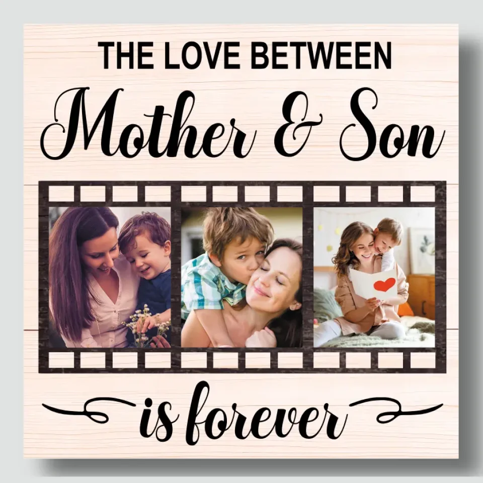 Celebrate the Eternal Bond: Personalized Canvas for Mother and Son | 89Prints