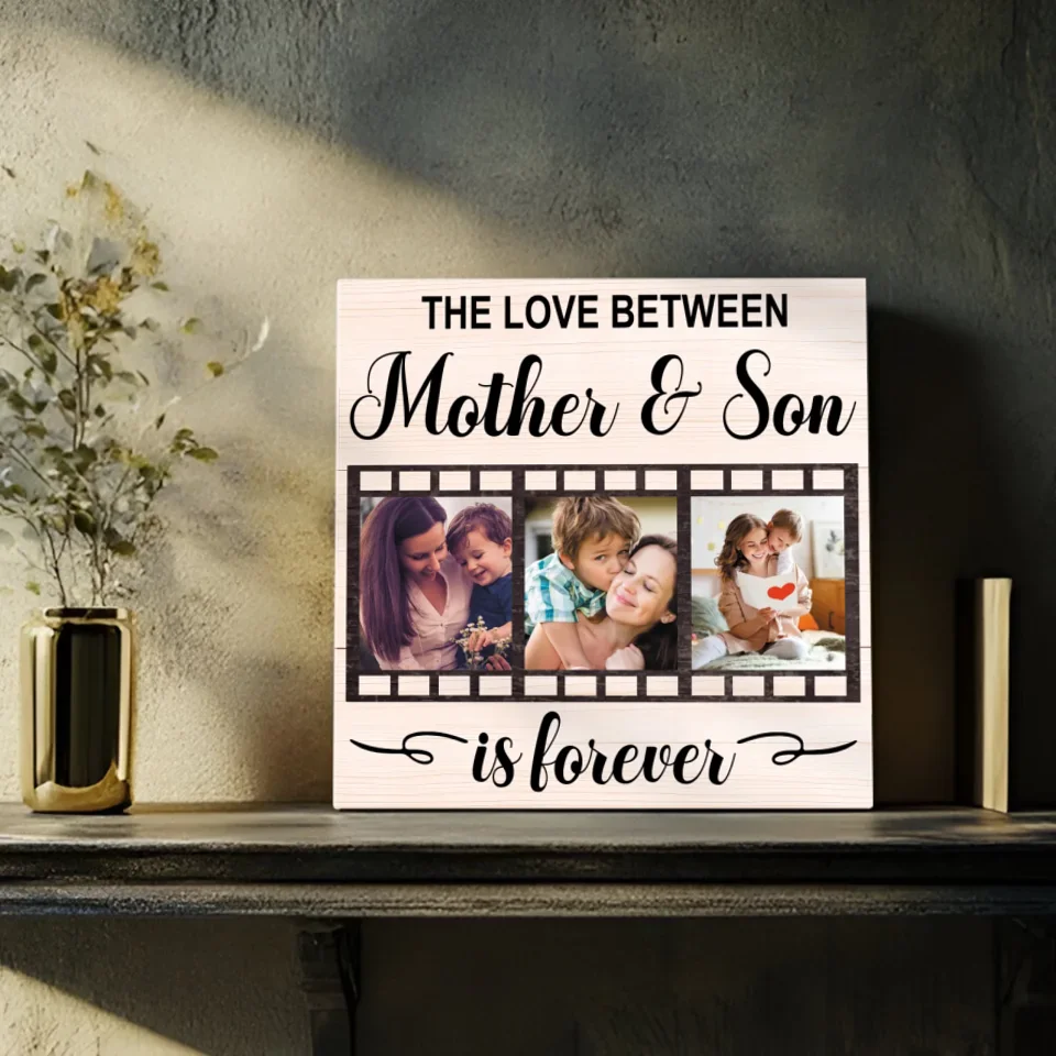 Celebrate the Eternal Bond: Personalized Canvas for Mother and Son | 89Prints