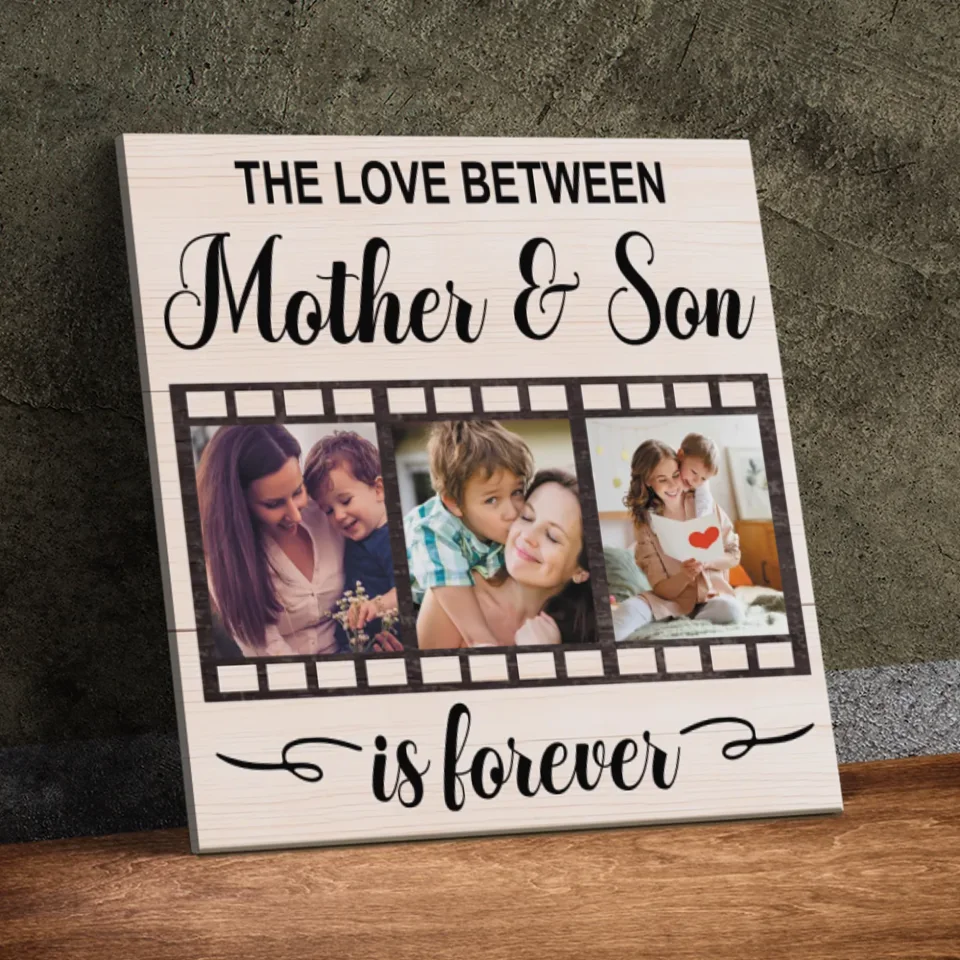 Celebrate the Eternal Bond: Personalized Canvas for Mother and Son | 89Prints