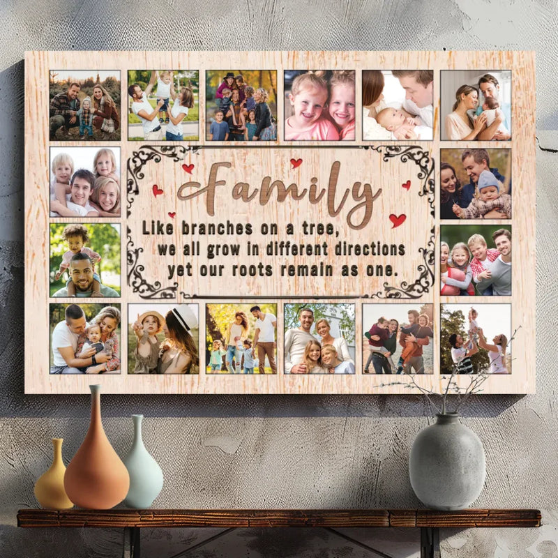 Customizable Family Tree Canvas - Celebrate Your Unique Connections | 89Prints