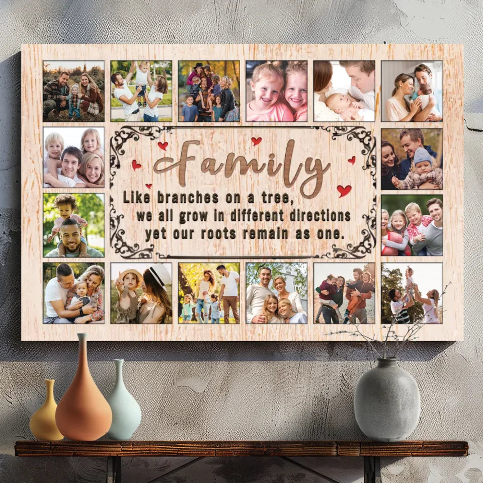 Customizable Family Tree Canvas - Celebrate Your Unique Connections | 89Prints