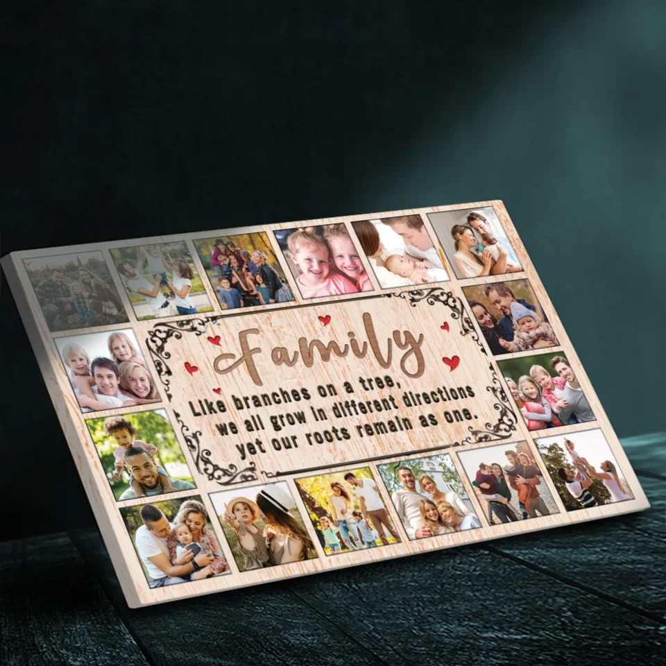 Customizable Family Tree Canvas - Celebrate Your Unique Connections | 89Prints