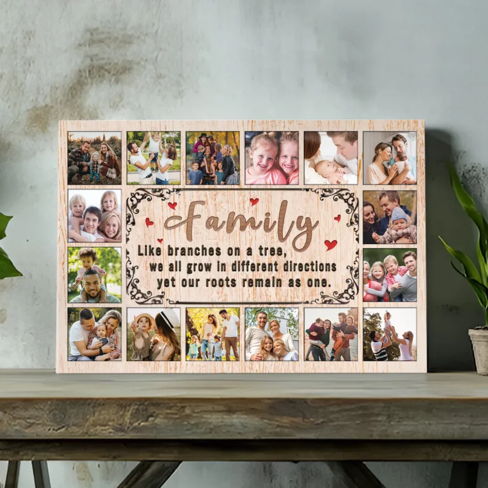 Customizable Family Tree Canvas - Celebrate Your Unique Connections | 89Prints