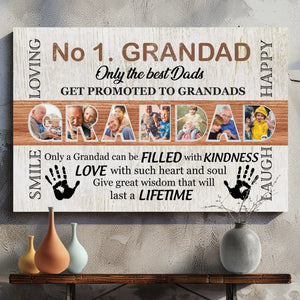 Personalized Canvas for Grandad: Celebrate His Loving Spirit | 89Prints