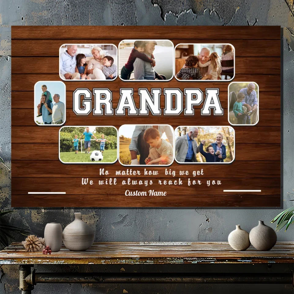 Personalized Grandpa Canvas - Cherish Family Memories Forever | 89Prints