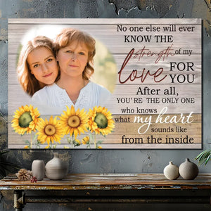 Customizable Canvas Art for Daughters - Celebrate Your Unique Bond with 89Prints