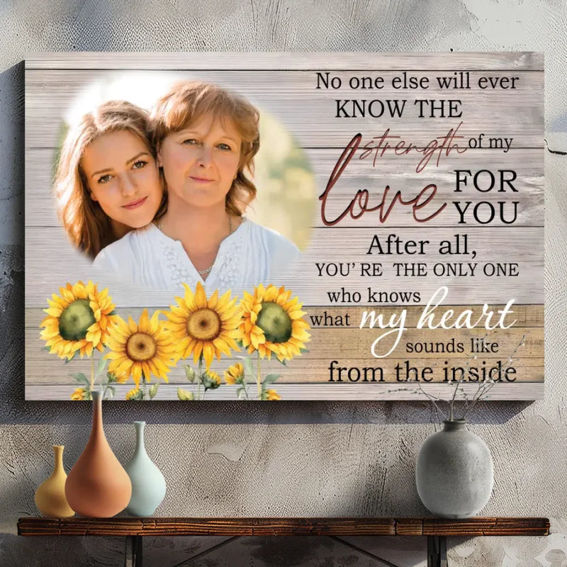 Customizable Canvas Art for Daughters - Celebrate Your Unique Bond with 89Prints