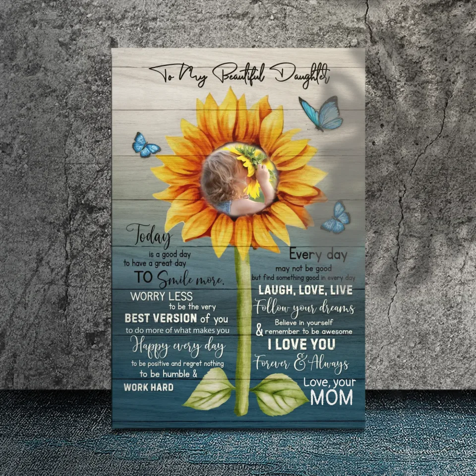 Uplifting Custom Canvas for Daughters - A Heartfelt Gift from 89Prints