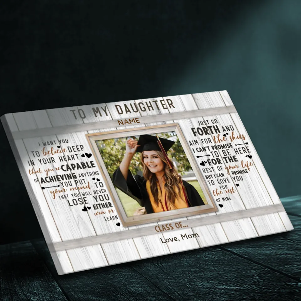 Motivational Custom Canvas for Daughters - A Meaningful Gift from 89Prints