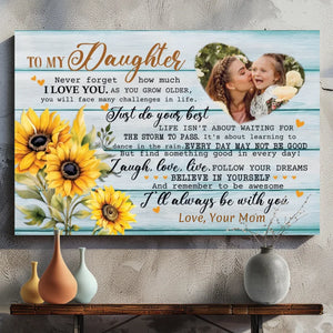 Customizable Canvas for Daughters: A Heartfelt Reminder of Your Love